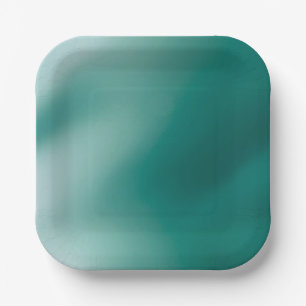 Plato de Papel Esmeralda Brumoso