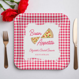Plato De Papel Eso es Amore Despedida de Soltera