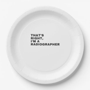 PLATO DE PAPEL ESO ES CIERTO, SOY RADIOGRAFÍA