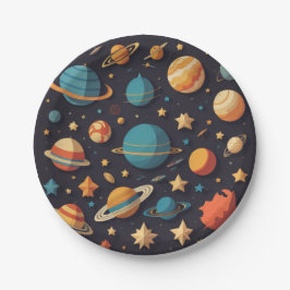 Plato De Papel Espacio