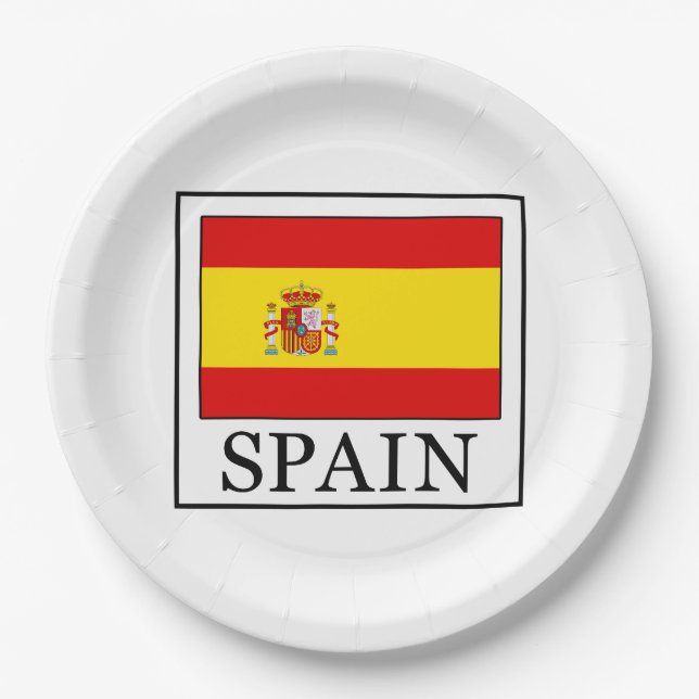 Plato De Papel España (Anverso)