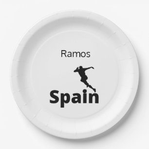 Plato De Papel España del fútbol