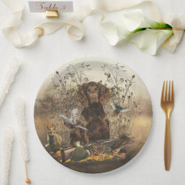 Plato De Papel Español alemán, Wachtelhund