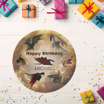 Plato De Papel Especies Dragon Diversión Fantasía Cumpleaños Pers<br><div class="desc">Este diseño puede ser personalizado en el área proporcionada cambiando la foto y/o el texto. O puede personalizarse haciendo clic en Personalizar esta plantilla y, a continuación, eligiendo la opción de hacer clic en el personalizar y eliminando o cambiando el color del fondo, agregando texto, cambiando el color o estilo...</div>