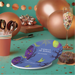 Plato De Papel Espectacular fiesta de cumpleaños de Halloween