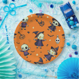 Plato De Papel Espeluznante almohada de Moda Halloween - Festivid