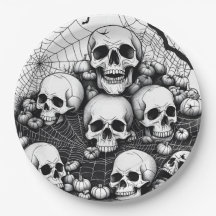 Espeluznantes Calaveras Humanas Cobwebs murmuran H