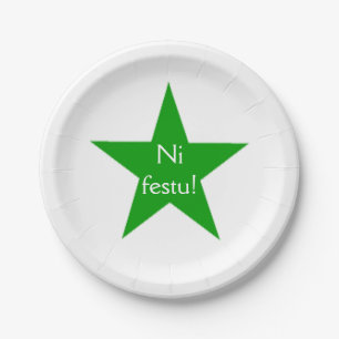 Plato De Papel Esperanto: ¡Festu del Ni!
