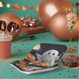 Plato De Papel Espléndido destino: Ghostly Halloween Fun