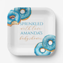 Espolvoreado con amor Personalizable Plaza Plate