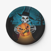 Esqueleto alegre de Halloween