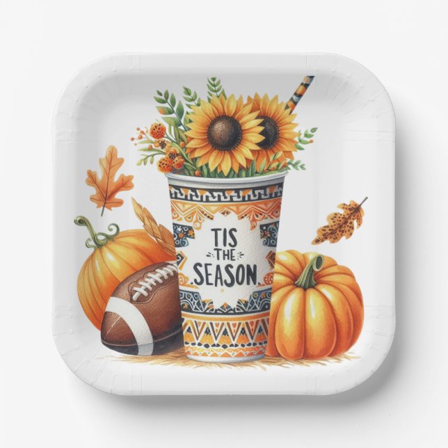 Plato De Papel Esta es la placa de papel de temporada (Anverso)