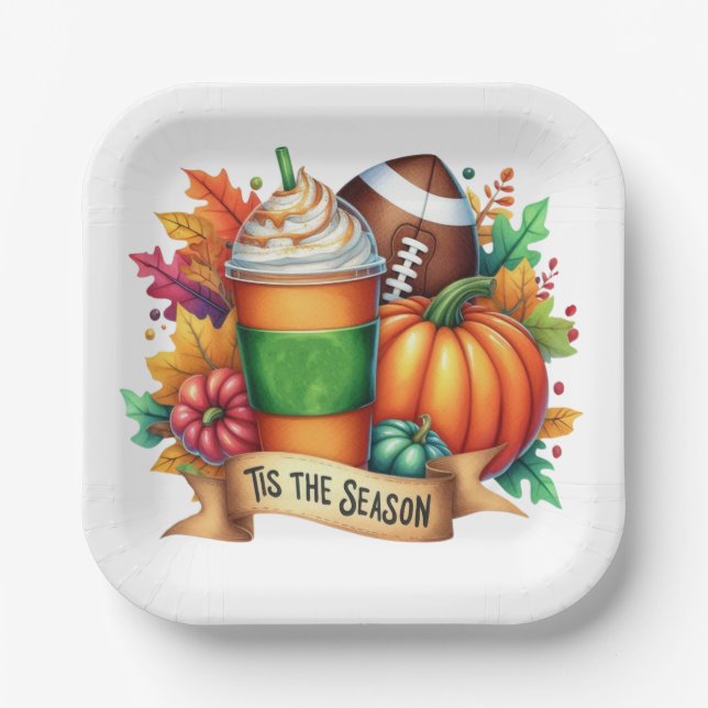 Plato De Papel Esta es la temporada (Anverso)