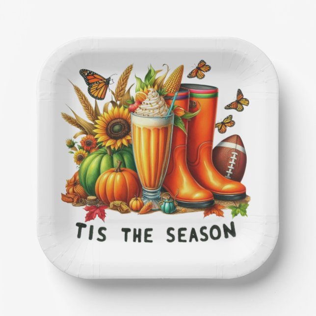 Plato De Papel Esta es la temporada (Anverso)