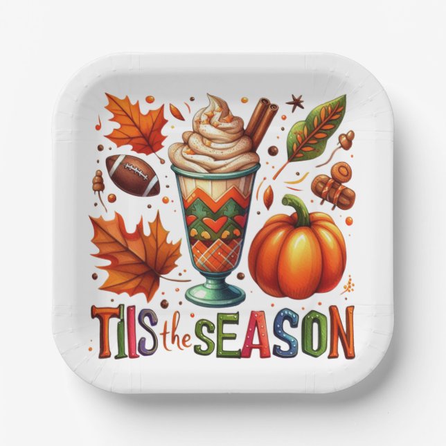 Plato De Papel Esta es la temporada (Anverso)