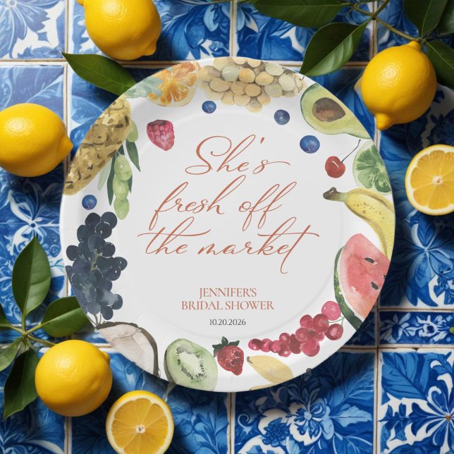 Plato De Papel Está fuera del mercado | Ducha nupcial acuática (Subido por el creador)