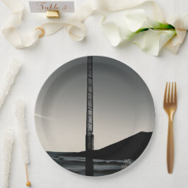 Plato De Papel Estábamos Aquí grandes placas de papel