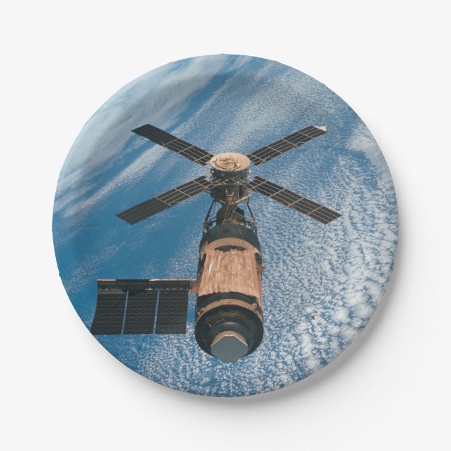 Plato De Papel Estación Espacial Skylab (Anverso)