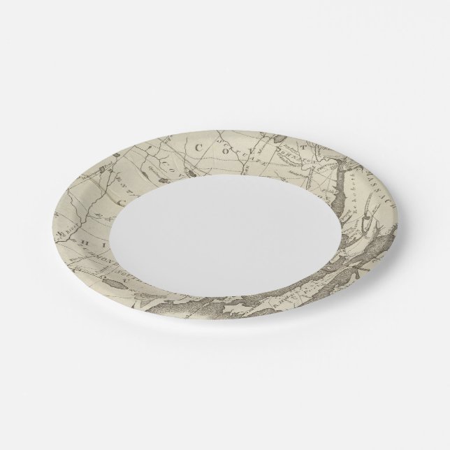 Plato De Papel Estado de Rhode Island (Angular)