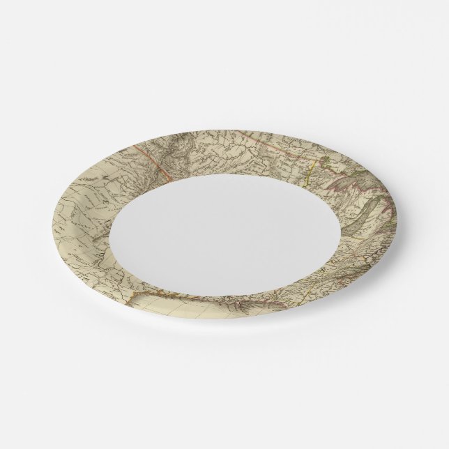 Plato De Papel Estados Unidos, Canadá (Angular)