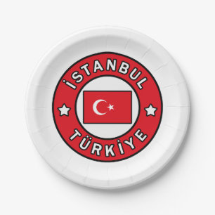 Plato De Papel Estambul Türkiye