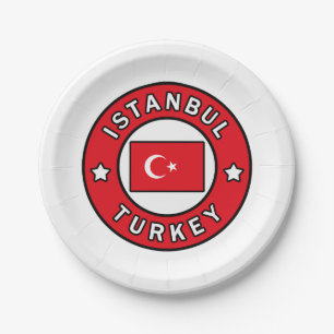 Plato De Papel Estambul Turquía