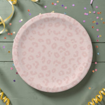 Estampado de leopardo rosa pastel Cumpleañera Salv
