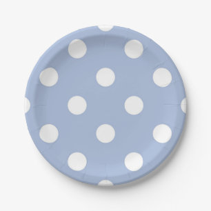 Plato De Papel estampado de lunares