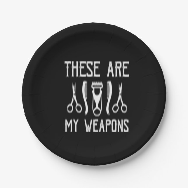 Plato De Papel estas son mis armas (Anverso)