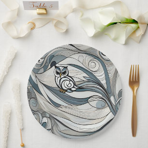 Plato De Papel Estática de la selva