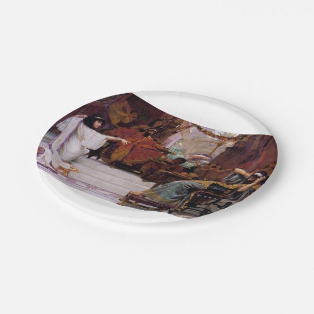 Plato De Papel Esther Haman de denunci (Angular)