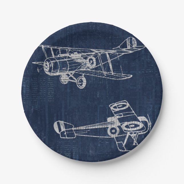 Plato De Papel Estilo de escritura y texto de periódico de arte d (Anverso)