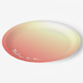 Plato De Papel Estilo picnic