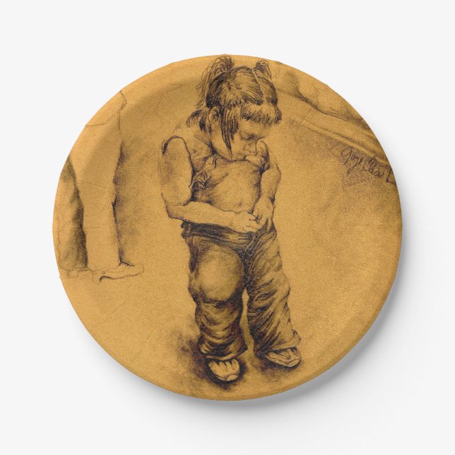 Plato De Papel Estoy perdido en Le Tianguie, México (Anverso)