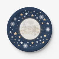 Estrella del centelleo de la luna del cielo de