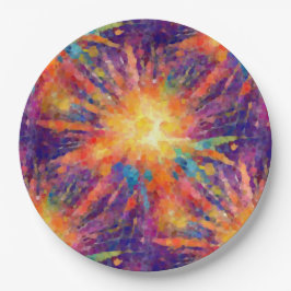Plato De Papel Estrella explosiva
