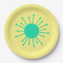 Estrella Explosiva Retro de Medianos de Siglo