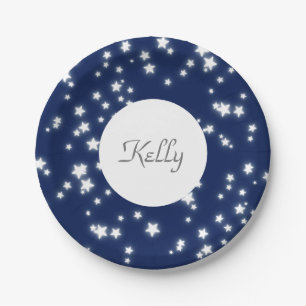 Plato De Papel Estrellas