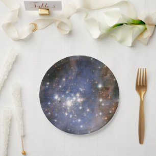 Plato De Papel Estrellas de diamante en la nebulosa de Carina Hub