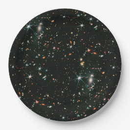 Plato De Papel Estrellas telescópicas de galaxias espaciales prof