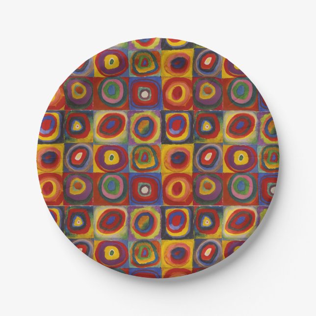 Plato De Papel Estudio de color - Wassily Kandinsky (Anverso)