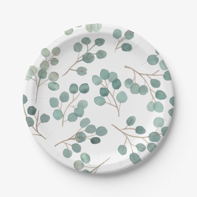 Plato De Papel Eucalyptus (Anverso)