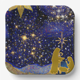 Plato De Papel Eve navidades