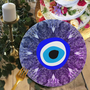 Plato De Papel Evil Eye Talisman y Arab Amulet /turco, griego