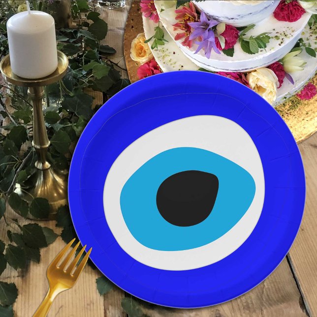 Plato De Papel Evil Eye Talisman y Arab Amulet /turco, griego (Subido por el creador)