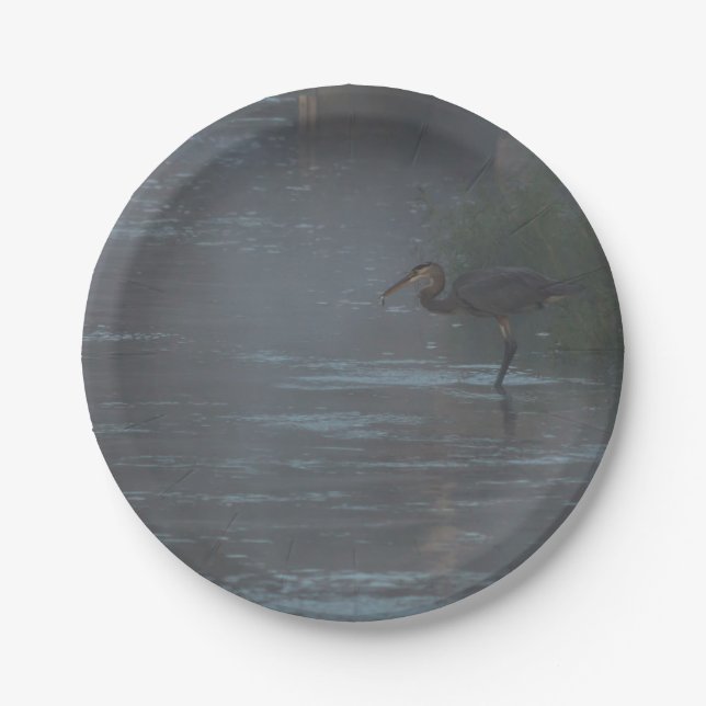 Plato De Papel Éxito en la pesca (Anverso)