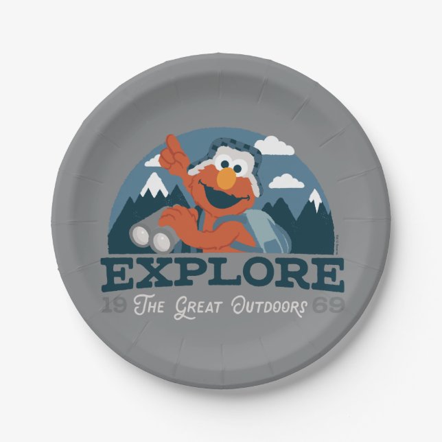 Plato De Papel Explorar El Gran Exterior (Anverso)