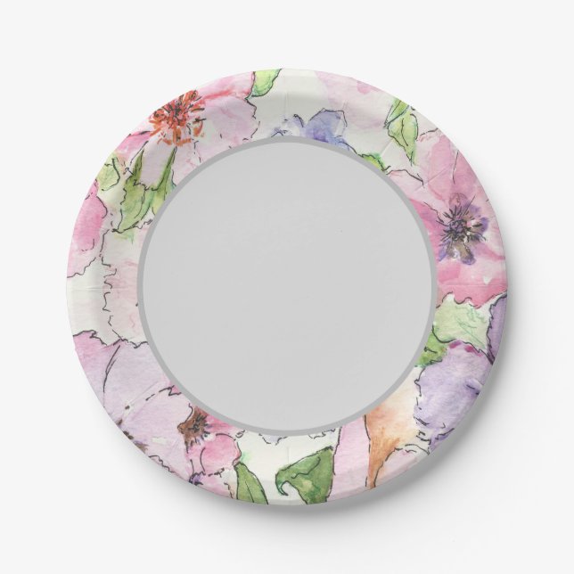 Plato De Papel Explosión (Anverso)