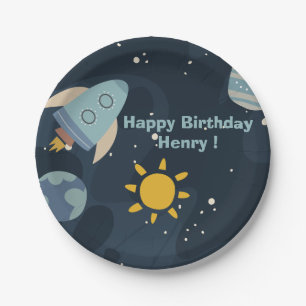 Plato De Papel Explosión en el primer viaje alrededor del primer 