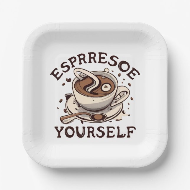 Plato De Papel Exprésate (Anverso)